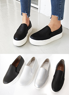 CowhidePlatformSlip-on