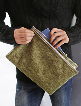 No.21CottonZipperCLUTCH