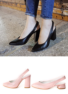 2TypePointToeSlingbackPumps