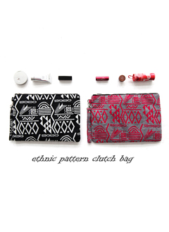 EthnicPatternClutchBag