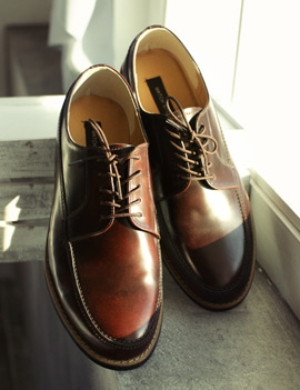 2colorDressyLatherSHOES