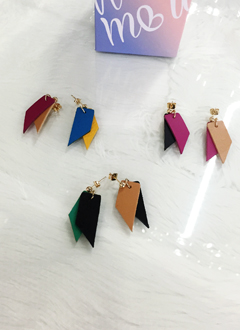 CowLeatherDropEarrings