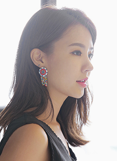 BeadedTassleEarrings