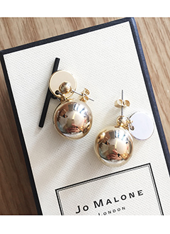 MetalBallDropEarrings