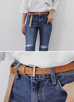 CowLeatherPunchingBelt