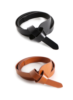 CowLeatherTrendyTwistBelt