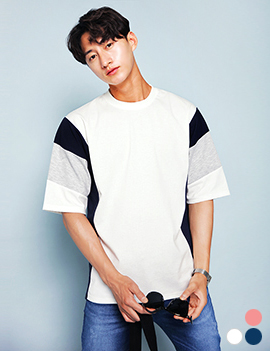 SideColoringBoxyFitTee