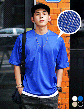 MeshLayeredShortSleevesTee
