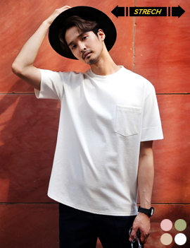 PocketStretchedRoundTee