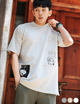 LetteringPatchCottonTee