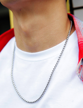 2TypeSlimChainNecklace