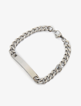 AdjustableDiagonalMetalChainBracelet