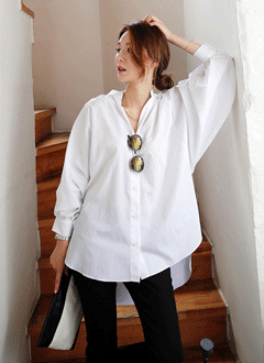 LooseFitBalloonSleeveBlouse