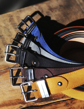FauxSuedeLeatherBelt