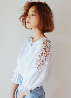 ShoulderLaceBlouse