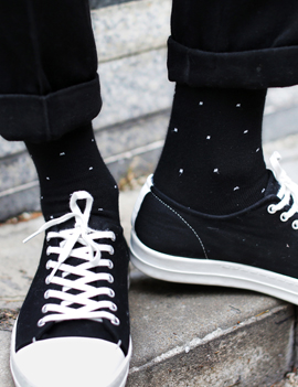 DotAccentLongSocks