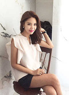VNeckSleevelessRuffledBlouse