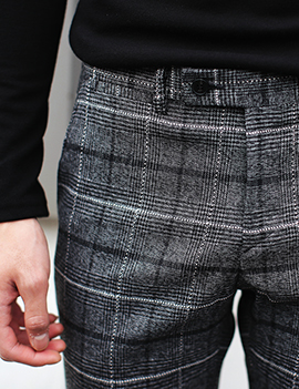 GlenCheckSuitPants
