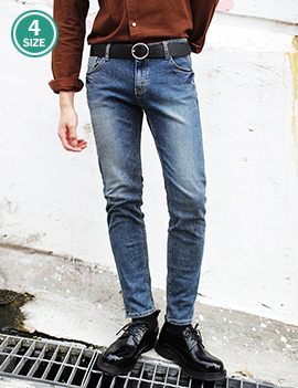 No.1025WashedSkinnyJean