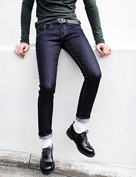 DeepblueSlimRawDenim
