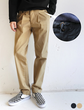 BeltPointWashedCottonPants