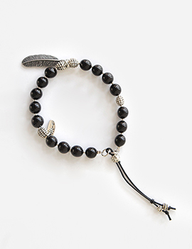 GemstoneBracelet,Black