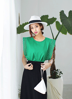 PunchingSleeveBlouse