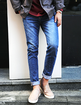 BasicWashedDenimPants