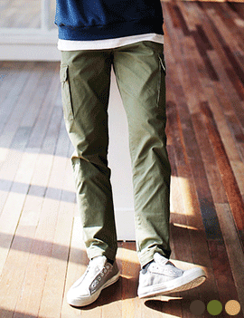 ElasticWaistStringCargoPants