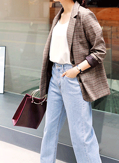 CheckTailoredJacket