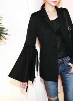 FlaredStringSleeveJacket