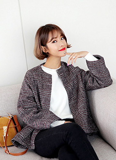 TweedRaglanOpenJacket