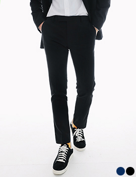 MonotoneSlimFitSuitPants