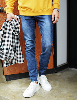 SlimFitElasticityWashedJean