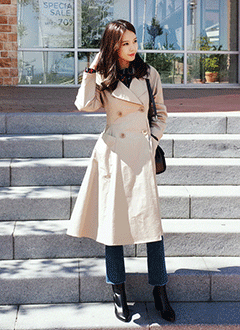 DoubleButtonTrenchCoat