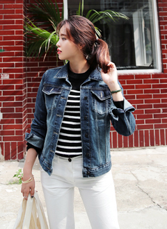 ButtonFrontDenimJacket