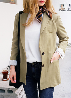 DoubleButtonLooseFitJacket