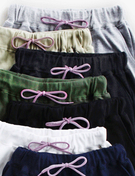 CottonElasticWaistbandShorts,7colors-Qf