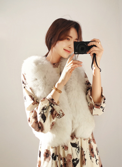 FauxFurShortVest
