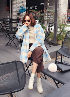 CheckedBigPocketCoat