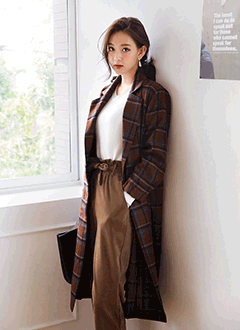 CheckedLongCoat