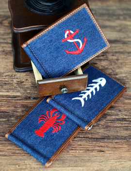 EmbroideryDenimMoneyClip