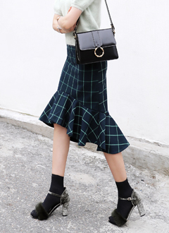 CheckFlareSkirt