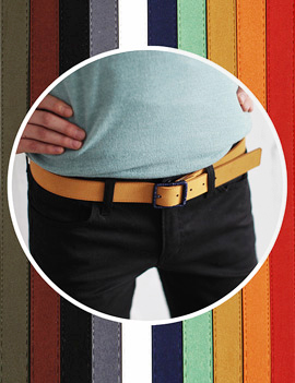 10ColorBlueBuckleBELT