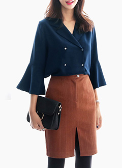 FrontSlitPencilSkirt