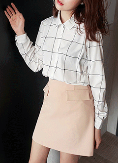 BasicA-lineMiniSkirt