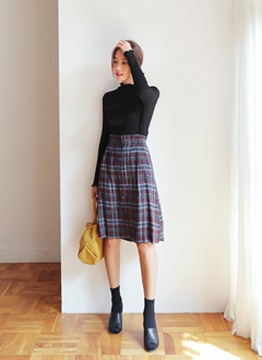 CheckedMidiSkirt