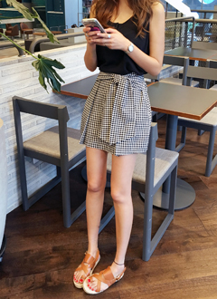 RibbonCheckSkirt
