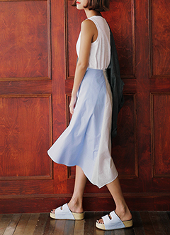 PinStripedSkirt