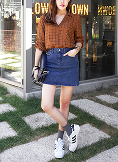 DenimMiniSkirt